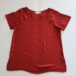 Loft Red Women's Top Size Medium